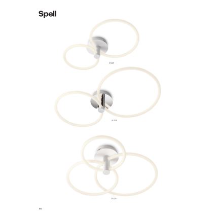 Redo 01-2224 - LED Hämardatav pinnale kinnitatav lühter SPELL LED/43W/230V 3000K läikiv kroom