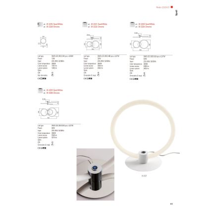 Redo 01-2226 - LED Hämardatav pinnale kinnitatav lühter SPELL LED/54W/230V 3000K läikiv kroom