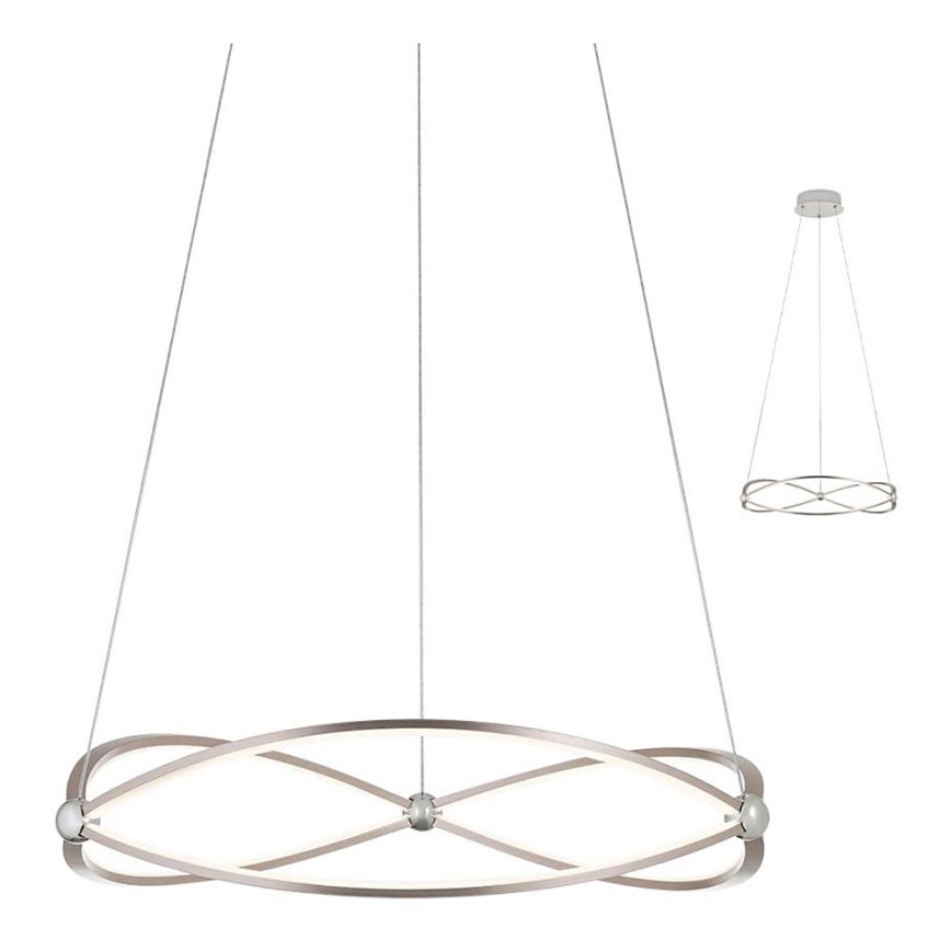 Redo 01-2251 - LED Hämardatav lühter QUARK LED/43W/230V 3000K d. 60 cm matt kroom