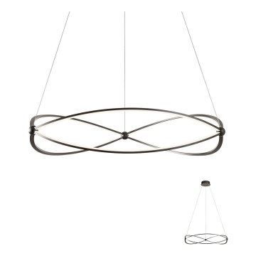 Redo 01-2254 - LED Hämardatav lühter QUARK LED/54W/230V 3000K d. 80 cm must