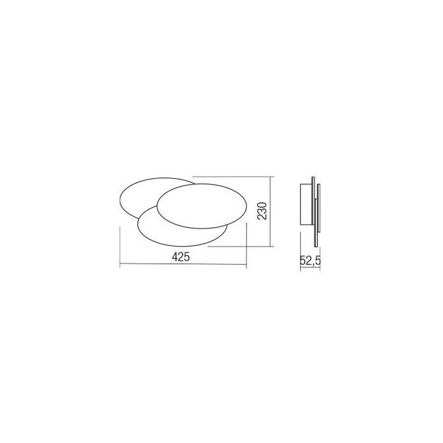 Redo 01-2297 - LED seinavalgusti GAMER LED/36W/230V valge