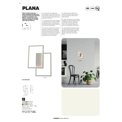 Redo 01-2317 - LED hämardatav ripplühter kaablil PLANA LED/80W/230V kuldne