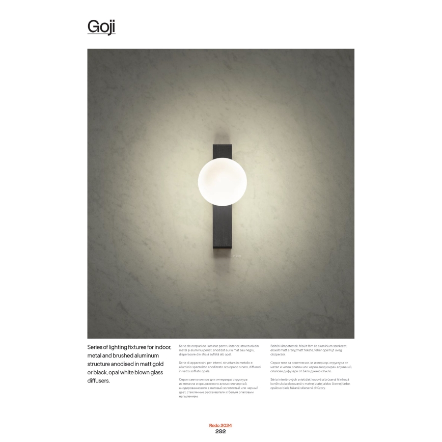 Redo 01-2377 - Lühter GOJI 8xG9/28W/230V must