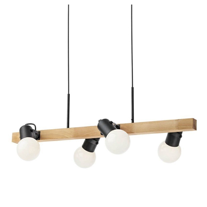 Redo 01-2418 - Lühter TAFFI 4xE27/42W/230V must/pöök