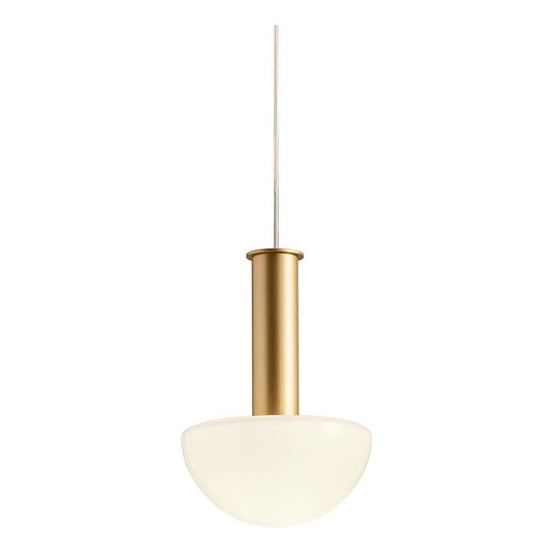 Redo 01-2474 - Rippvalgusti kaabliga LUMIEN 1xG9/10W/230V läbimõõt 13 cm kuldne/valge