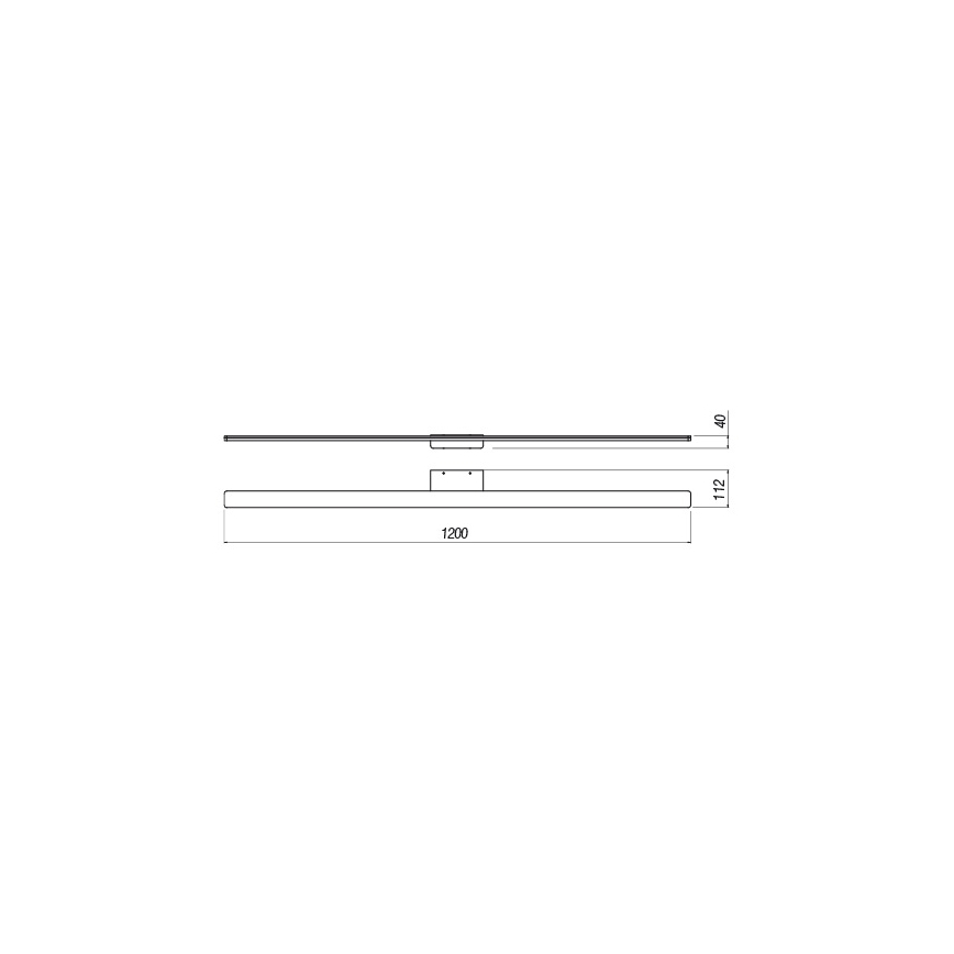 Redo 01-2511 - LED Peeglivalgustus vannituppa BARRIO LED/34,32W/230V 120 cm CRI 90 IP44 valge