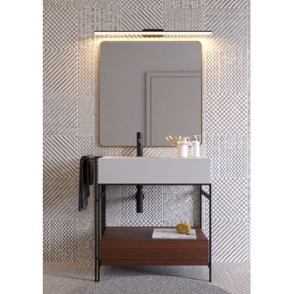 Redo 01-2512 - LED Peeglivalgustus vannituppa BARRIO LED/34,32W/230V 120 cm CRI 90 IP44 must