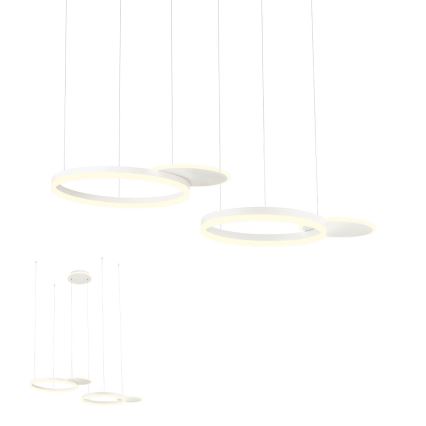 Redo 01-2605 - LED hämardatav ripatslühter kaablil SIGUA LED/99W/230V CRI 90 valge