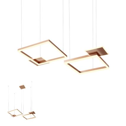Redo 01-2613 - hämardatav LED-ripplamp kaablil SIGUA LED/110W/230V CRI 90 pruun