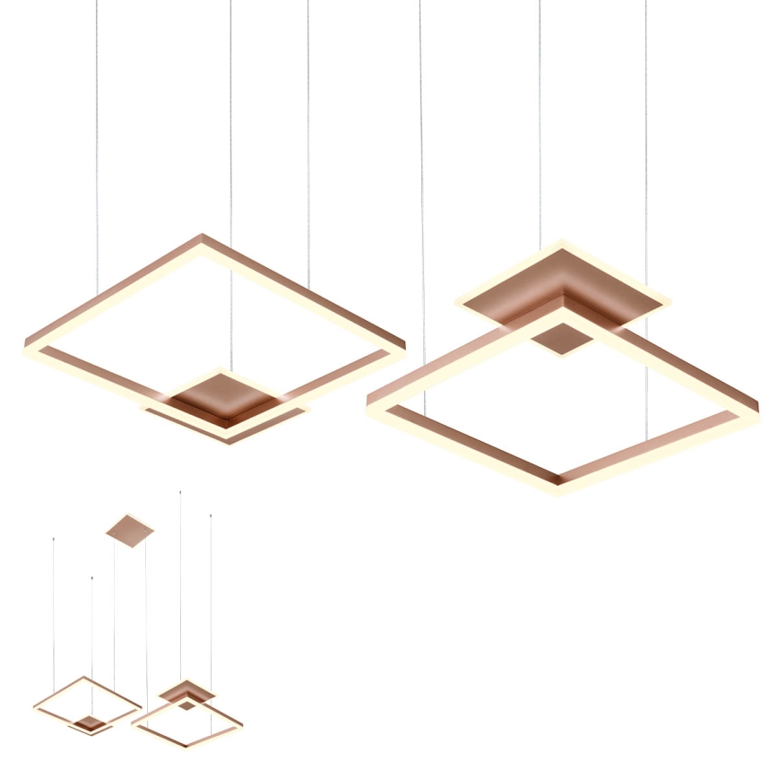 Redo 01-2616 - Hämardatav LED-rippvalgusti kaabliga SIGUA LED/137W/230V CRI 90 pruun