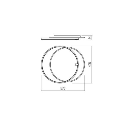 Redo 01-2660 - LED Laevalgusti ARP LED/45W/230V must