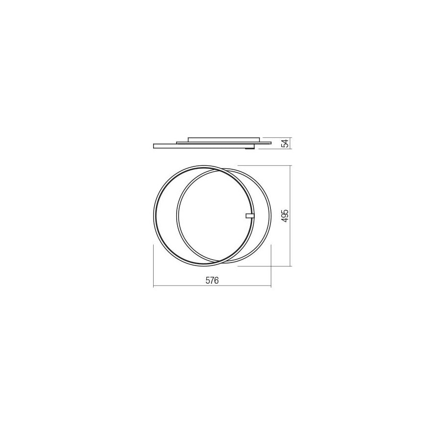 Redo 01-2660 - LED Laevalgusti ARP LED/45W/230V must