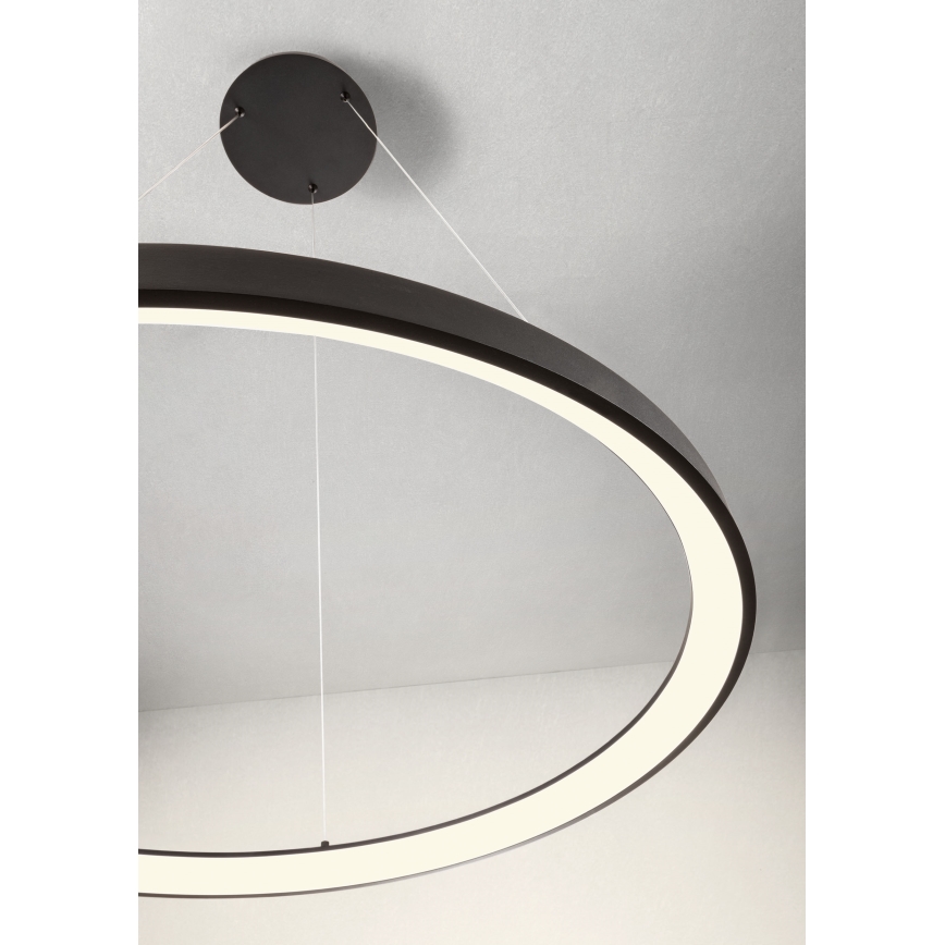 Redo 01-2677 - LED Hämardatav lühter ICONIC LED/60W/230V d. 78 cm must