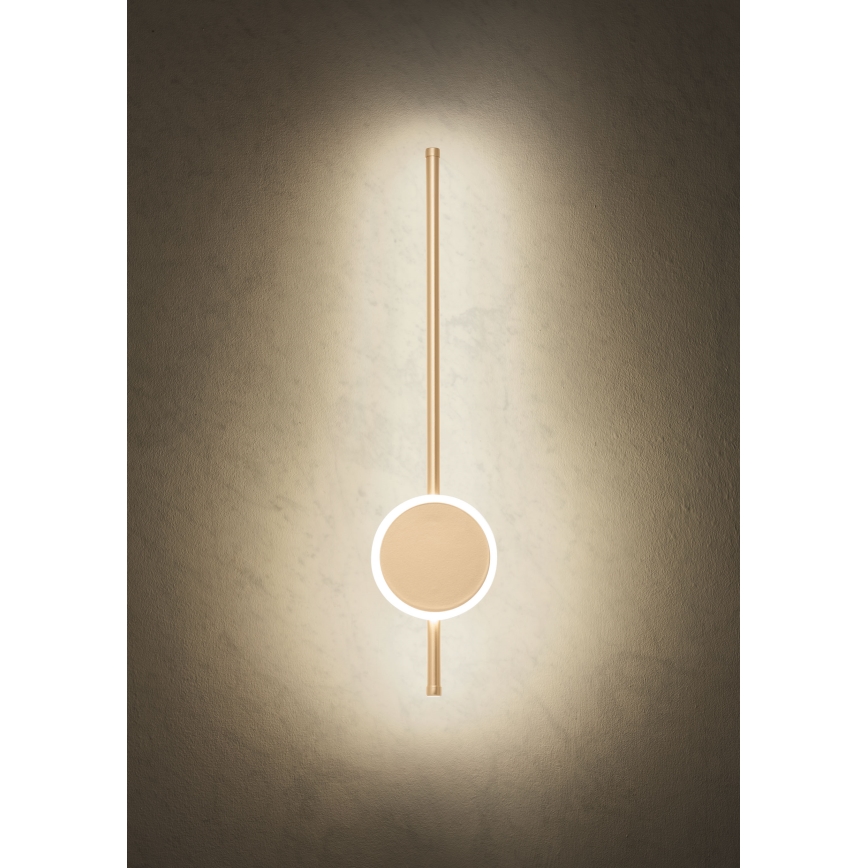 Redo 01-2700 - LED Seinavalgusti DIAZ LED/18W/230V CRI 90 kuldne