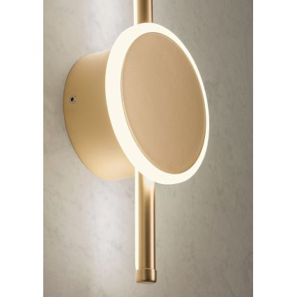 Redo 01-2700 - LED Seinavalgusti DIAZ LED/18W/230V CRI 90 kuldne