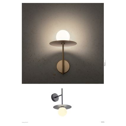 Redo 01-2726 - Seinavalgusti PLATO 1xG9/10W/230V must