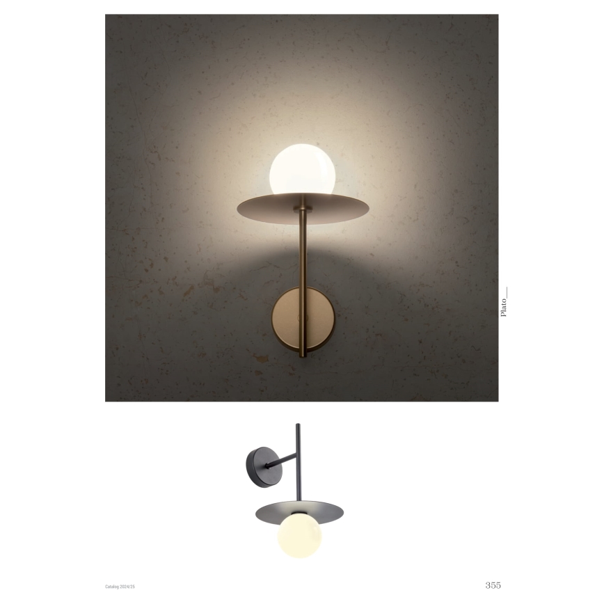 Redo 01-2726 - Seinavalgusti PLATO 1xG9/10W/230V must