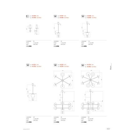 Redo 01-2734 - Ripplühter PLATO 6xG9/10W/230V must