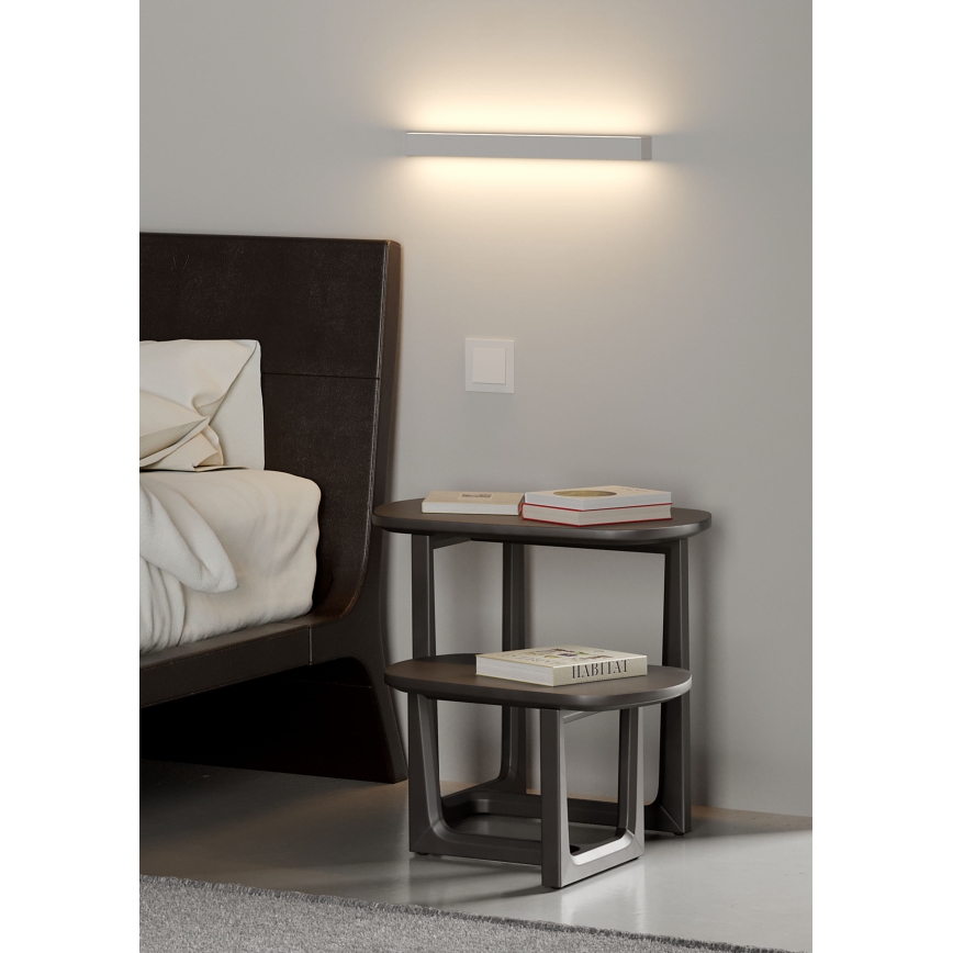 Redo 01-2762 - LED-seinavalgusti PLOT LED/21W/230V 60 cm valge