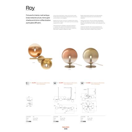 Redo 01-2779 - Ripplühter ROY 5xG9/10W/230V