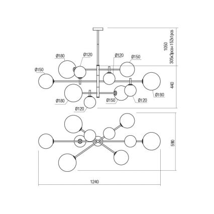 Redo 01-2781 - Ripplühter ROY 10xG9/10W/230V