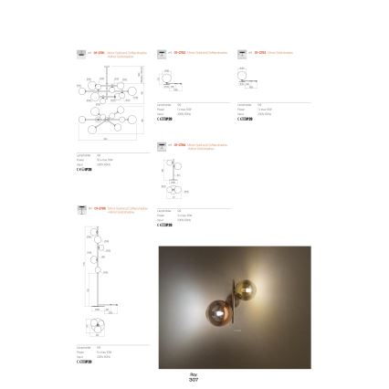 Redo 01-2784 - Laualamp ROY 2xG9/10W/230V