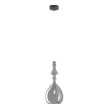 Redo 01-2938 - Ripatslühter kaabliga AMBIX 1xE27/42W/230V läbimõõt 18 cm, hall