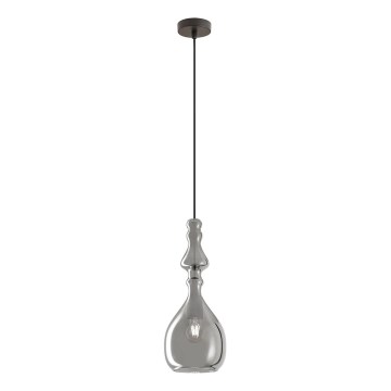 Redo 01-2938 - Ripatslühter kaabliga AMBIX 1xE27/42W/230V läbimõõt 18 cm, hall