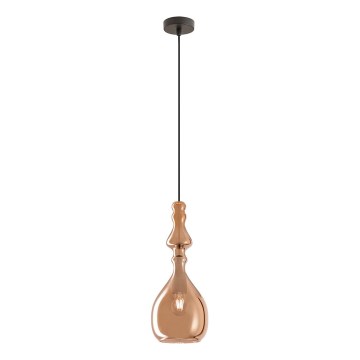 Redo 01-2939 - AMBIX rippvalgusti kaabliga, 1xE27/42W/230V, läbimõõt 18 cm, pruun