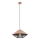 Redo 01-3005 - Juhtmega rippvalgusti GRILL 1xE27/42W/230V, läbimõõt 39,6 cm, must/pruun
