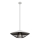 Redo 01-3008 - Rippvalgusti kaabliga GRILL 1xE27/42W/230V Ø 49,5 cm must/valge