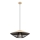 Redo 01-3011 - Rippvalgusti kaablil GRILL 1xE27/42W/230V läbimõõt 49,5 cm must/beež