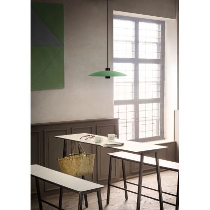 Redo 01-3019 - LED-rippvalgusti LARS kaabliga LED/14W/230V + LED/10W, läbimõõt 60 cm, CRI 90, roheline