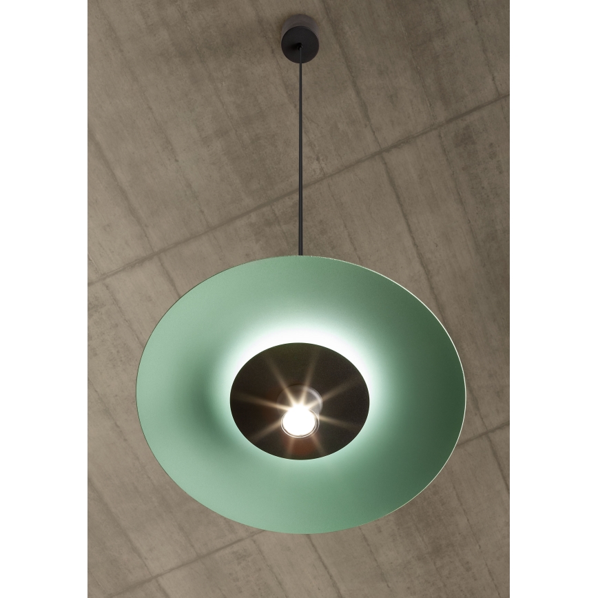 Redo 01-3019 - LED-rippvalgusti LARS kaabliga LED/14W/230V + LED/10W, läbimõõt 60 cm, CRI 90, roheline