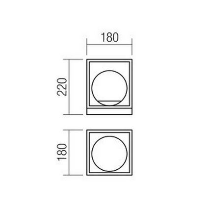 Redo 01-3052 - Laualamp ZODIAC 1xE14/28W/230V