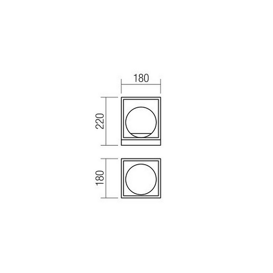 Redo 01-3052 - Laualamp ZODIAC 1xE14/28W/230V
