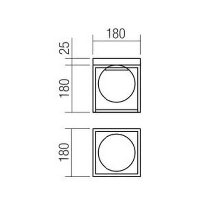 Redo 01-3053 - Laevalgusti ZODIAC 1xE14/28W/230V