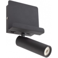 Redo 01-3084 - LED Kohtvalgusti seinale PANEL LED/3,5W/230V USB must