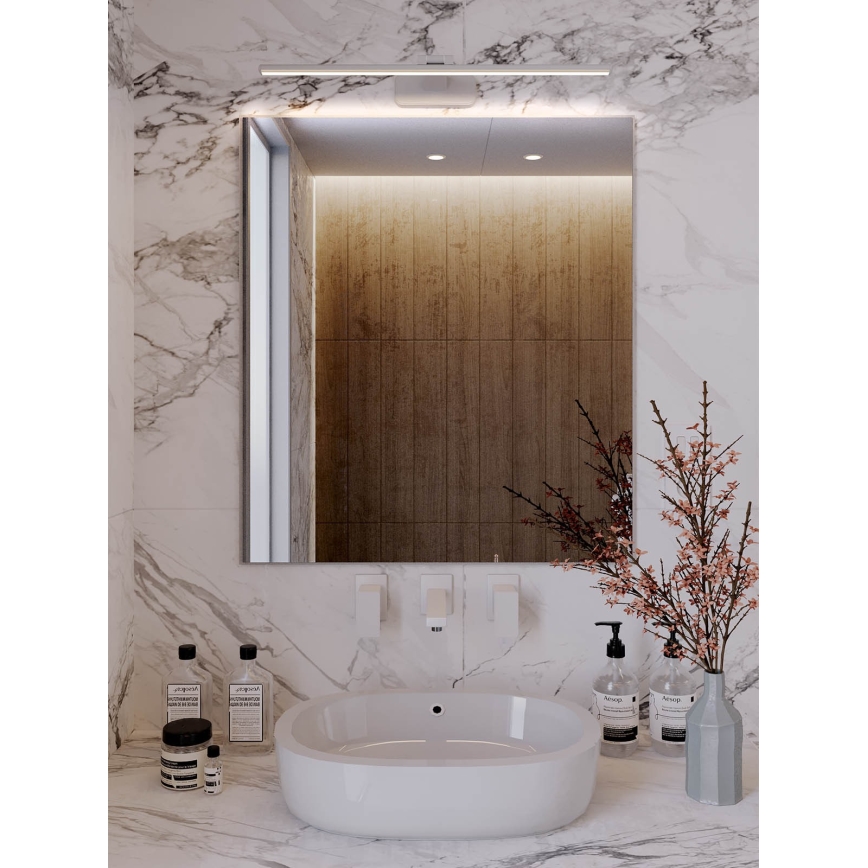 Redo 01-3085 - LED pildivalgusti STEAM LED/12W/230V 59,5 cm valge