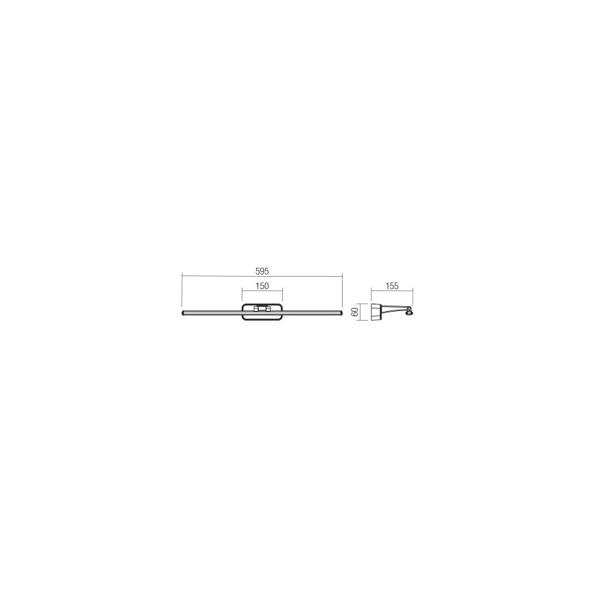 Redo 01-3085 - LED Pildivalgusti STEAM LED/12W/230V valge