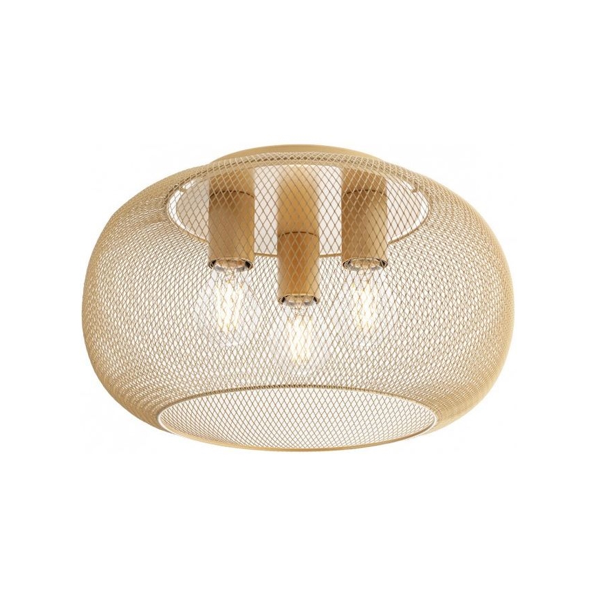Redo 01-3139 - Laevalgusti CROKET 3xE27/42W/230V d. 40 cm kuldne