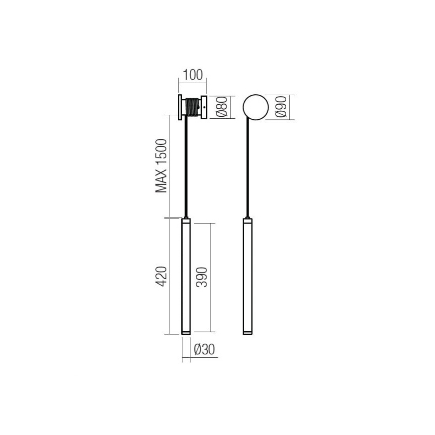 Redo 01-3301 - Hämardatav LED-seinavalgusti SWING LED/9W/230V 3000/4000K CRI 90 valge