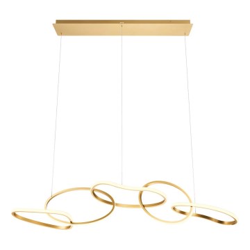 Redo 01-3392 - hämardatav kaabliga riputatav lühter BIAS LED/120W/230V 3000/4500/6500K CRI 90 kuldne