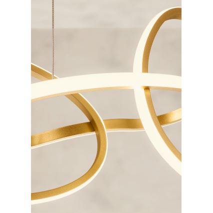 Redo 01-3392 - hämardatav kaabliga riputatav lühter BIAS LED/120W/230V 3000/4500/6500K CRI 90 kuldne