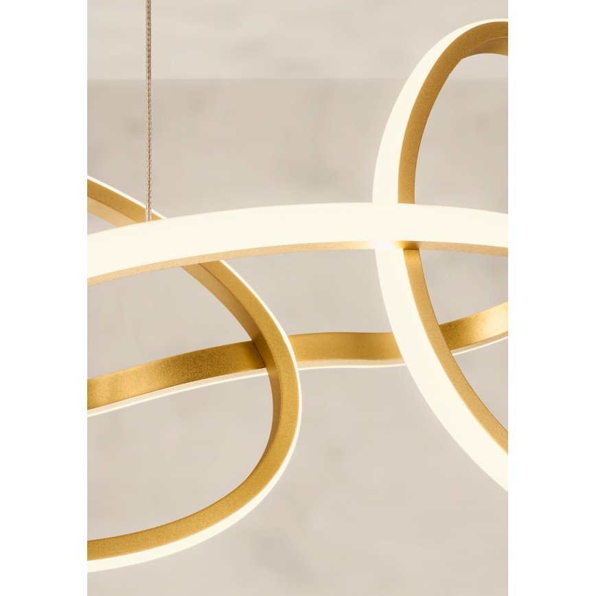 Redo 01-3392 - hämardatav kaabliga riputatav lühter BIAS LED/120W/230V 3000/4500/6500K CRI 90 kuldne