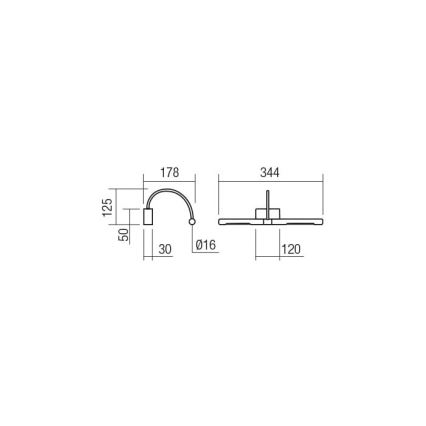 Redo 01-3464 - LED Pildivalgusti KENDO LED/6W/230V 34,4 cm CRI 92 valge