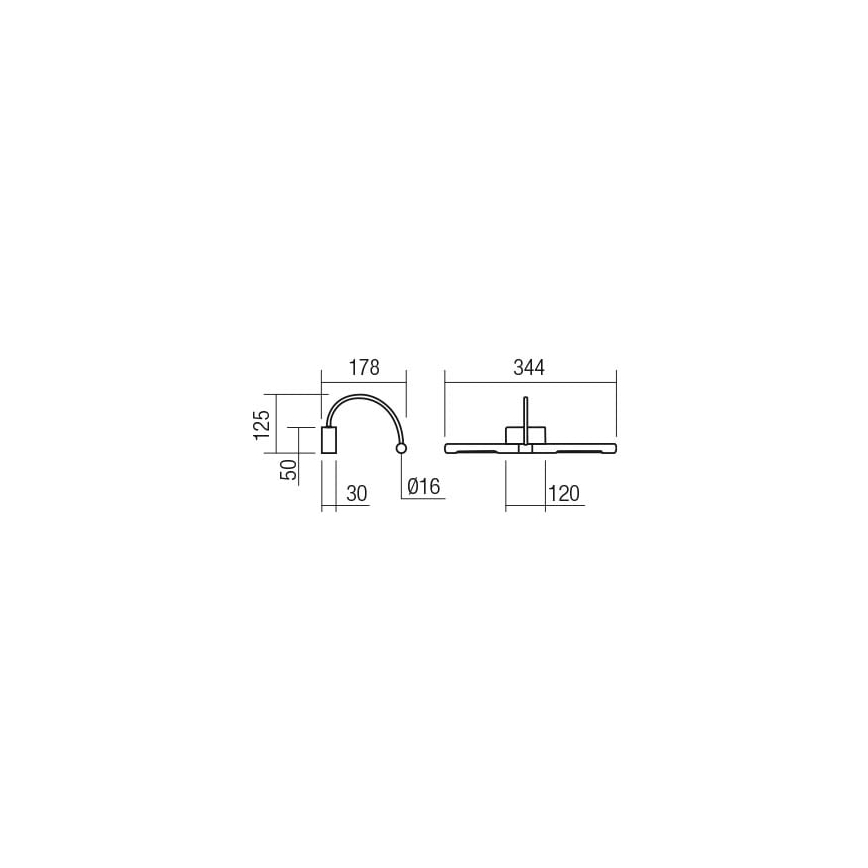 Redo 01-3464 - LED Pildivalgusti KENDO LED/6W/230V 34,4 cm CRI 92 valge