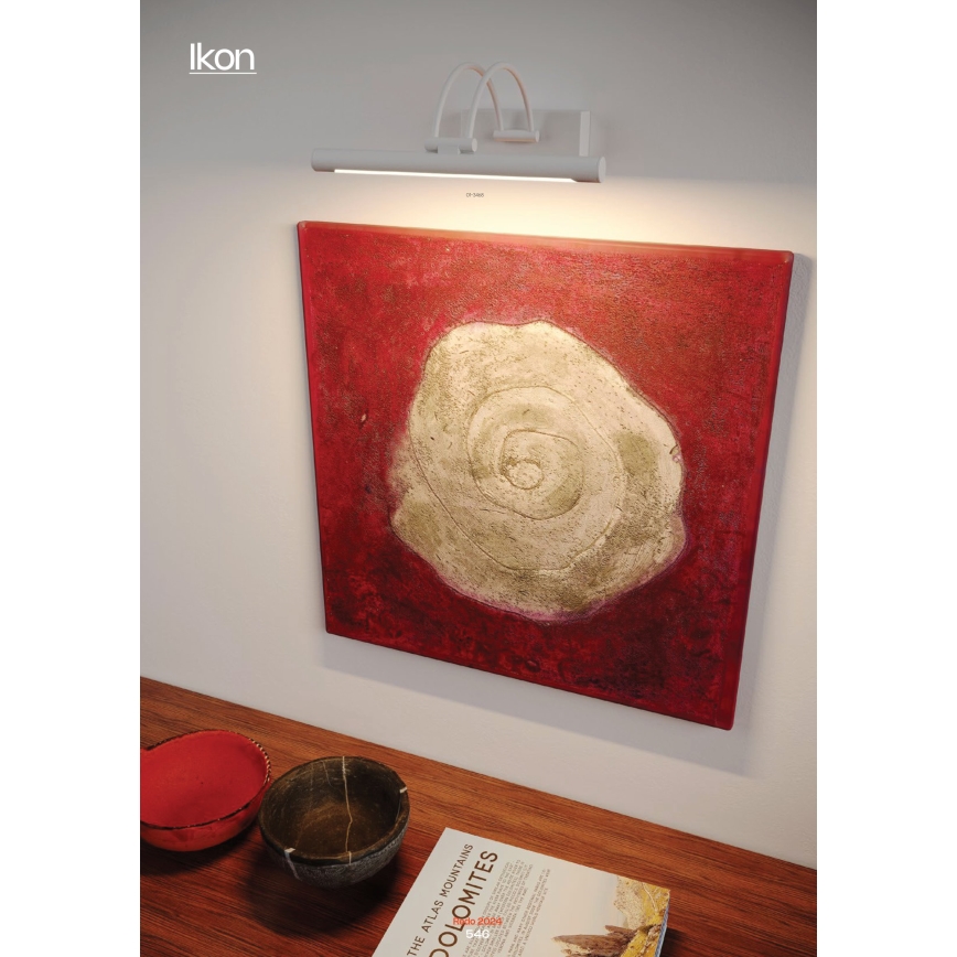Redo 01-3471 - LED Pildivalgusti IKON LED/16,4W/230V 61,5 cm CRI 92 must