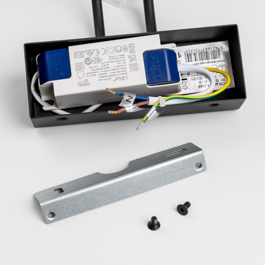 Redo 01-3472 - LED Pildivalgusti IKON LED/7,3W/230V 29,5 cm CRI 92 messing