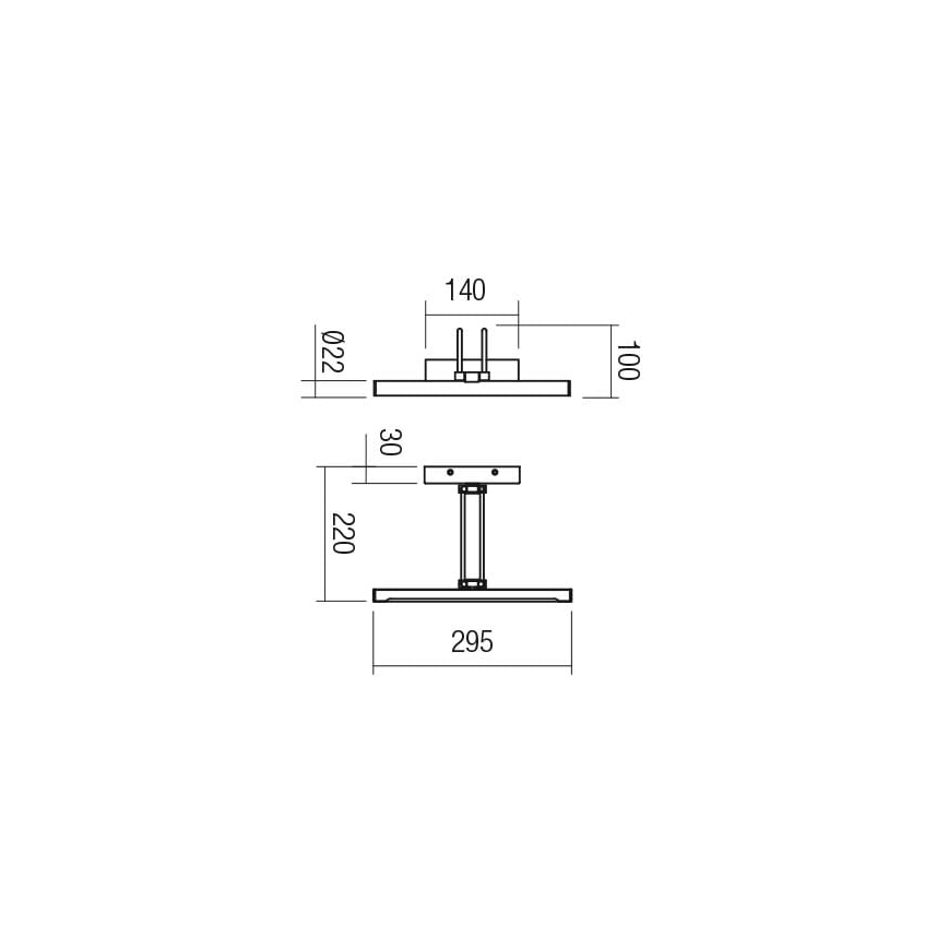 Redo 01-3472 - LED Pildivalgusti IKON LED/7,3W/230V 29,5 cm CRI 92 messing